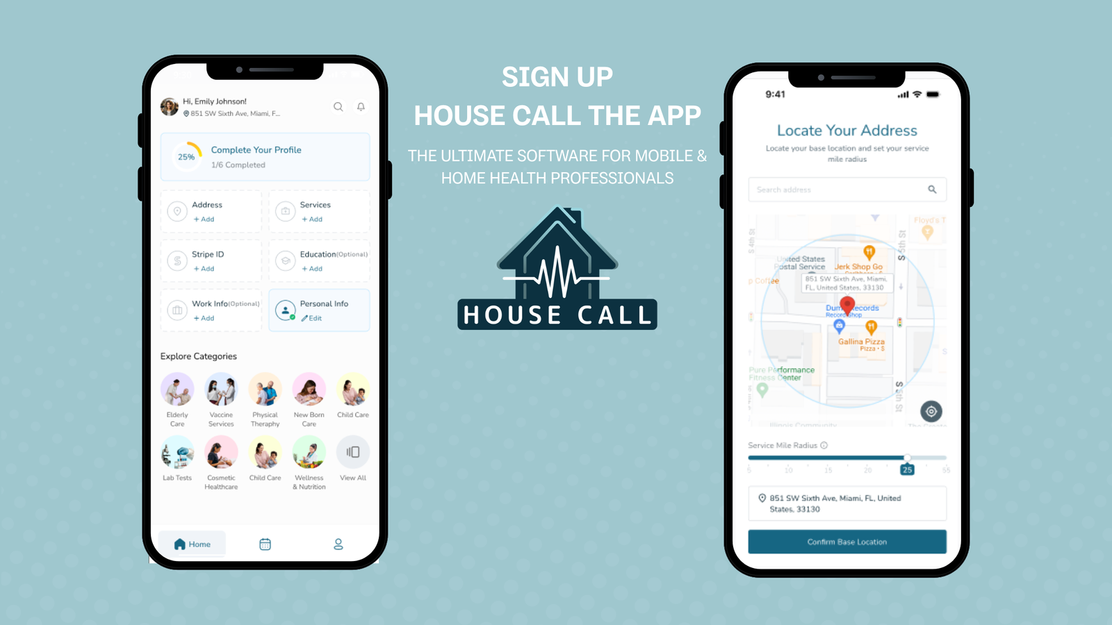 Provider Sign Up To House Call The App