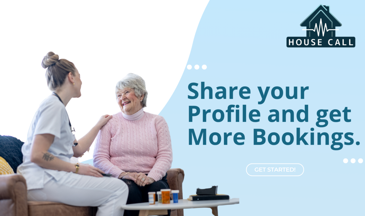 Share Your House Call The App Profile To Get More Bookings