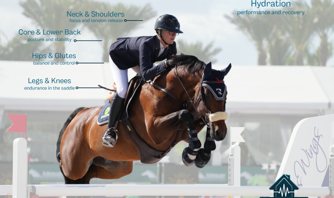 Equestrian jumping horse in Wellington, Florida with IV therapy info